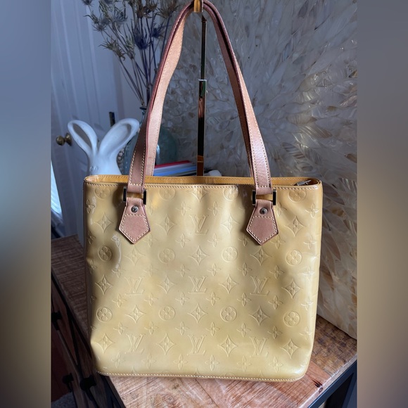 LV Louis Vuitton Vernis Leather Houston Shoulder Bag Zipper Tote - Picture 2 of 15